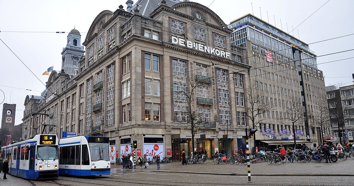 De Bijenkorf Department Store in Amsterdam, The Netherlands Sygic Travel