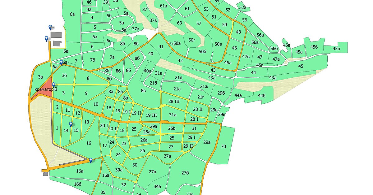 Харьков кладбище карта