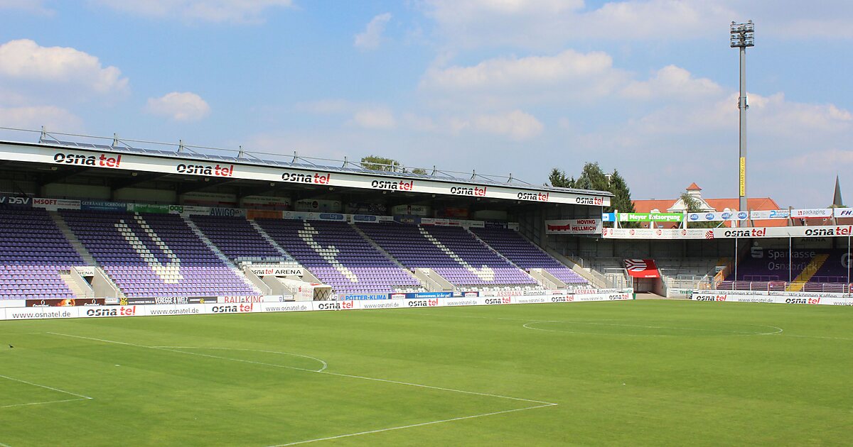 Stadion an der Bremer Brücke in Schinkel, Osnabrück ...