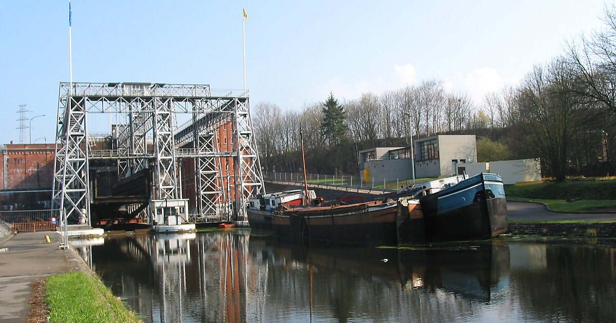Ascensori idraulici del Canal du Centre Soignies, België Belgique