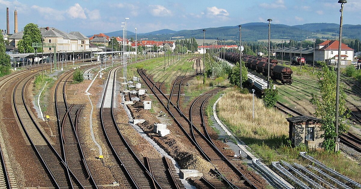 Bahnstrecke BautzenBad Schandau in Bad Schandau, Deutschland Sygic