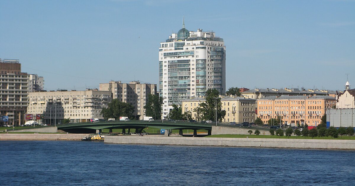 Малоохтинский мост в санкт петербурге