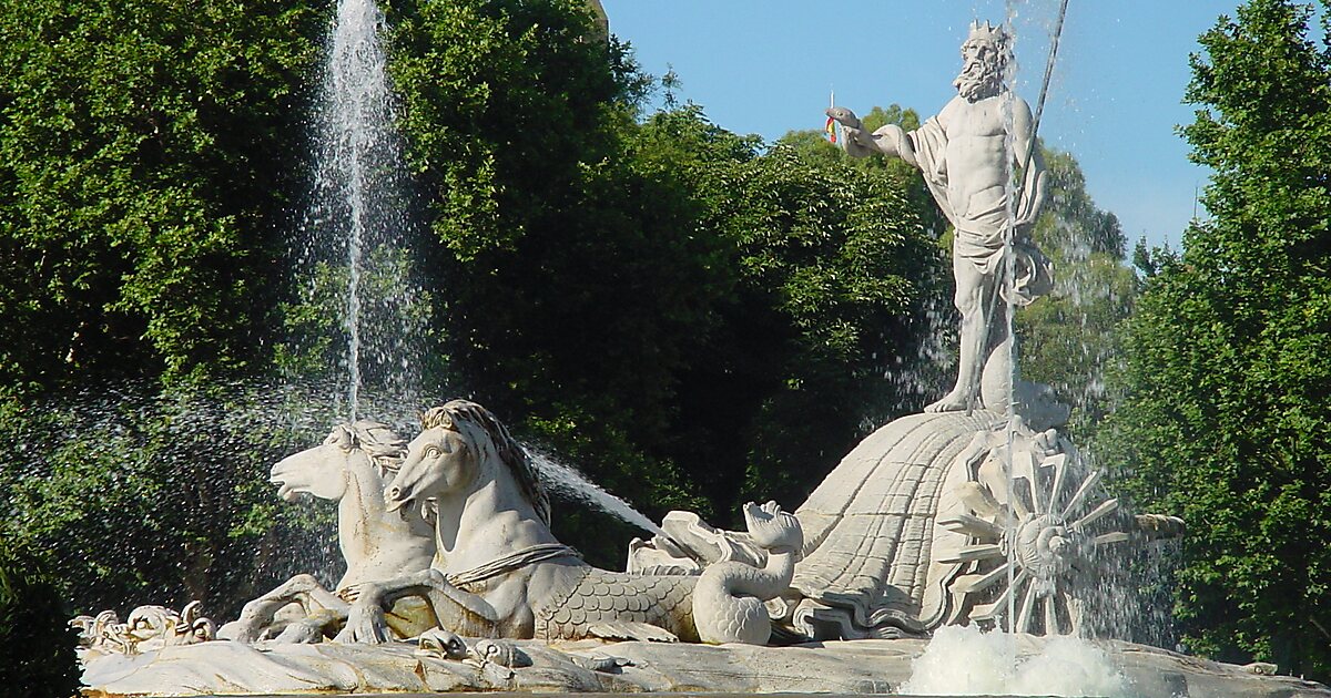 Fountain of Neptune in Cortes, Madrid, Spain | Sygic Travel