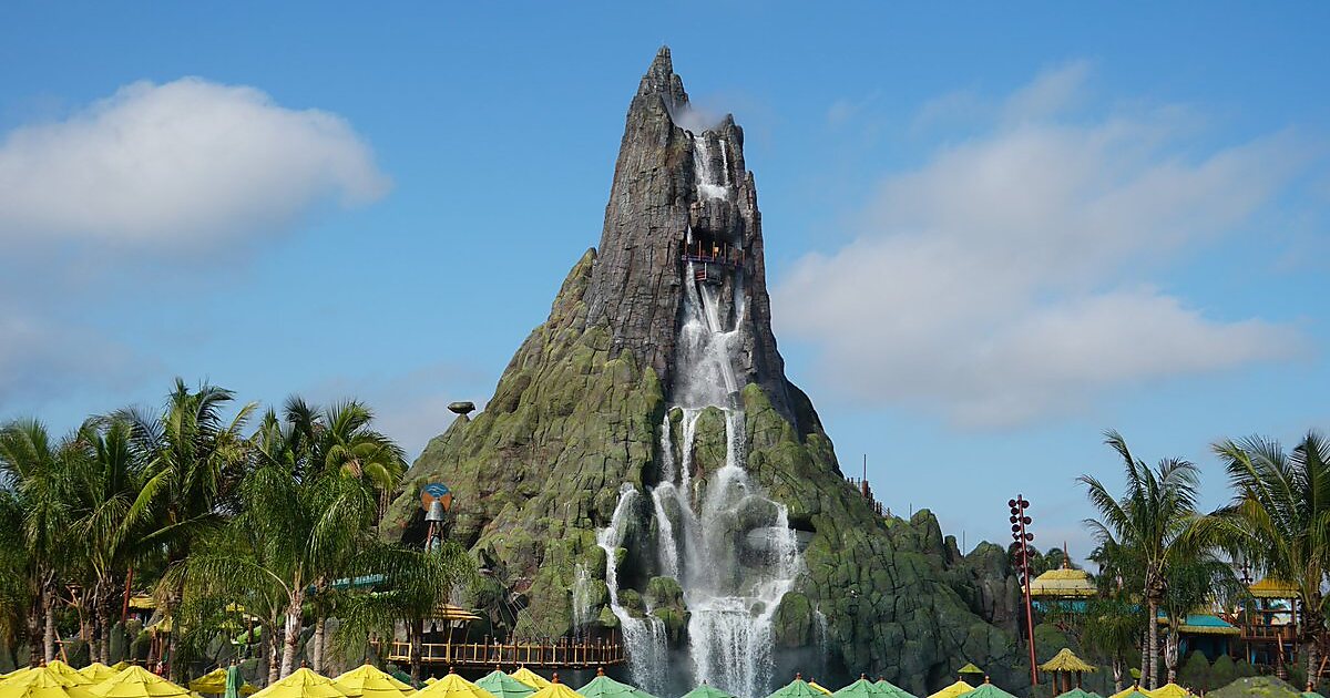 Universal's Volcano Bay in Florida Center, Orlando, Florida, USA