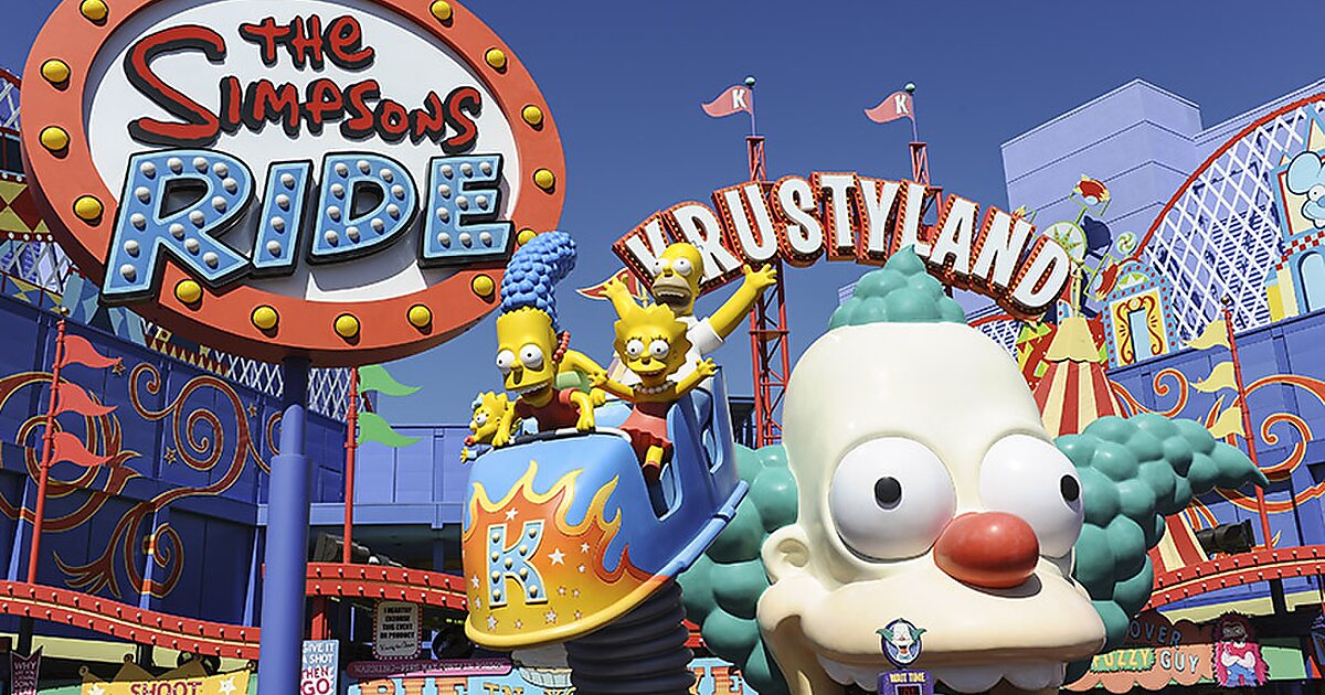 The Simpsons Ride in Los Angeles, United States Sygic Travel