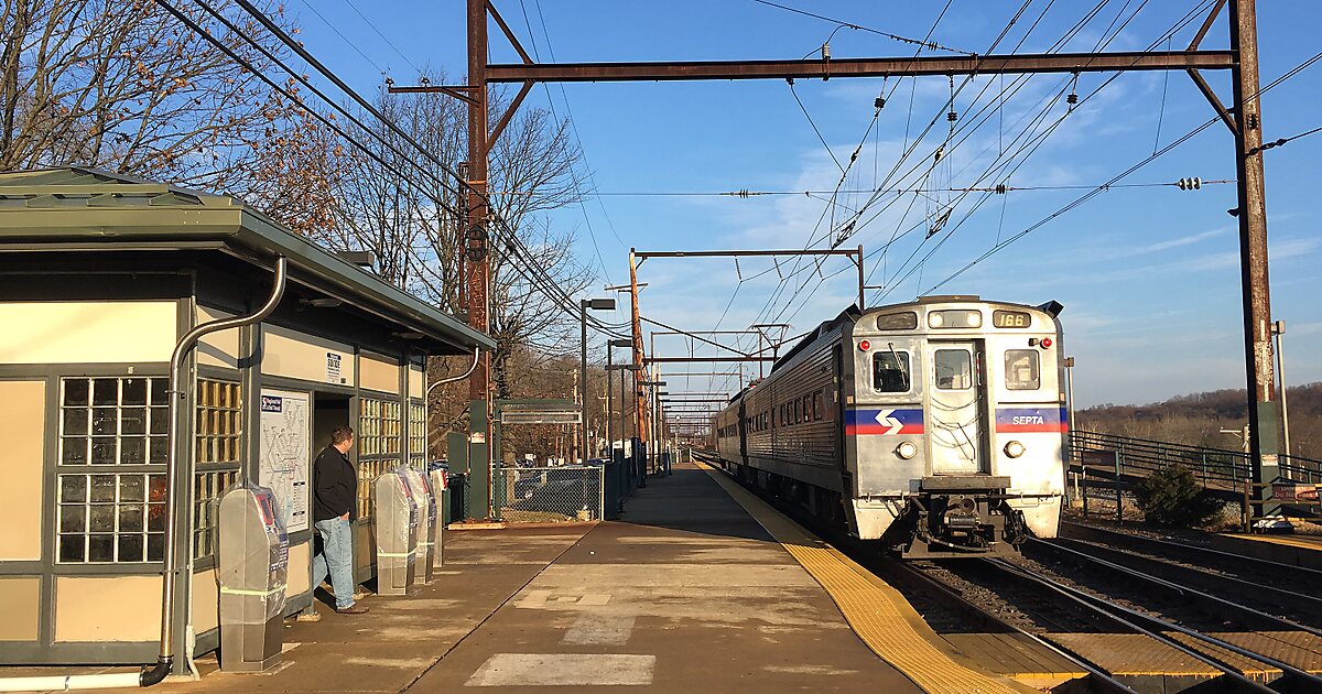 Neshaminy Falls station in Bensalem Township, Pennsylvania, United