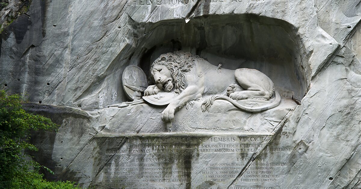 Lion Monument in Lucerne, Switzerland Sygic Travel