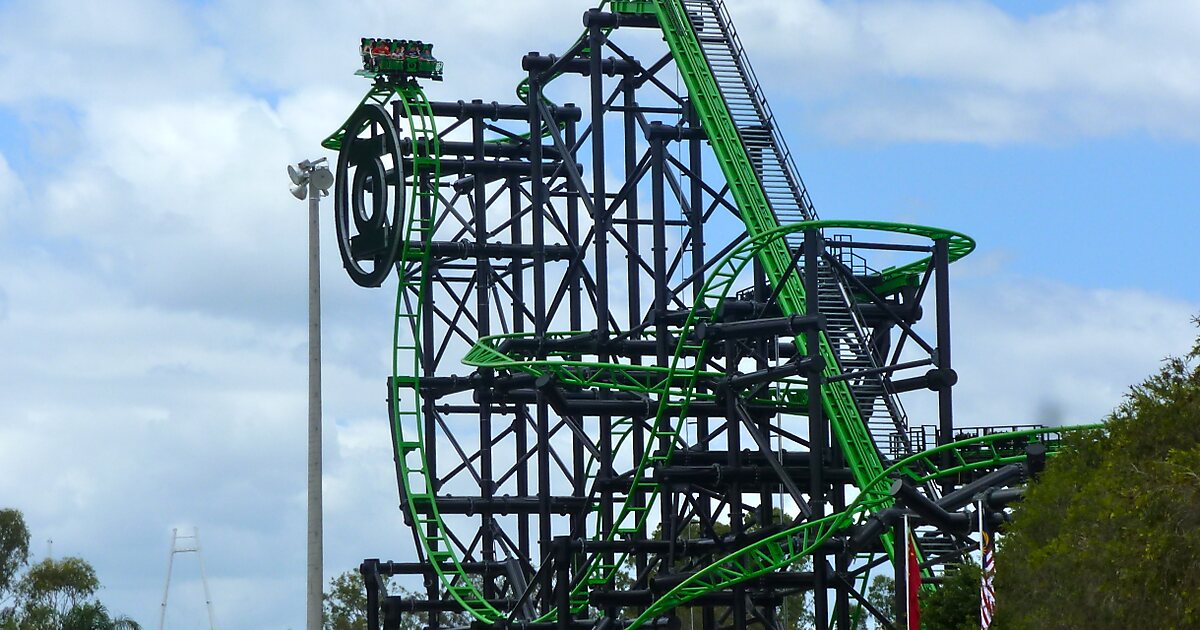green lantern roller coaster