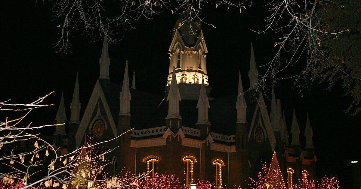 La Manzana del Templo en Salt Lake City, Estados Unidos de América
