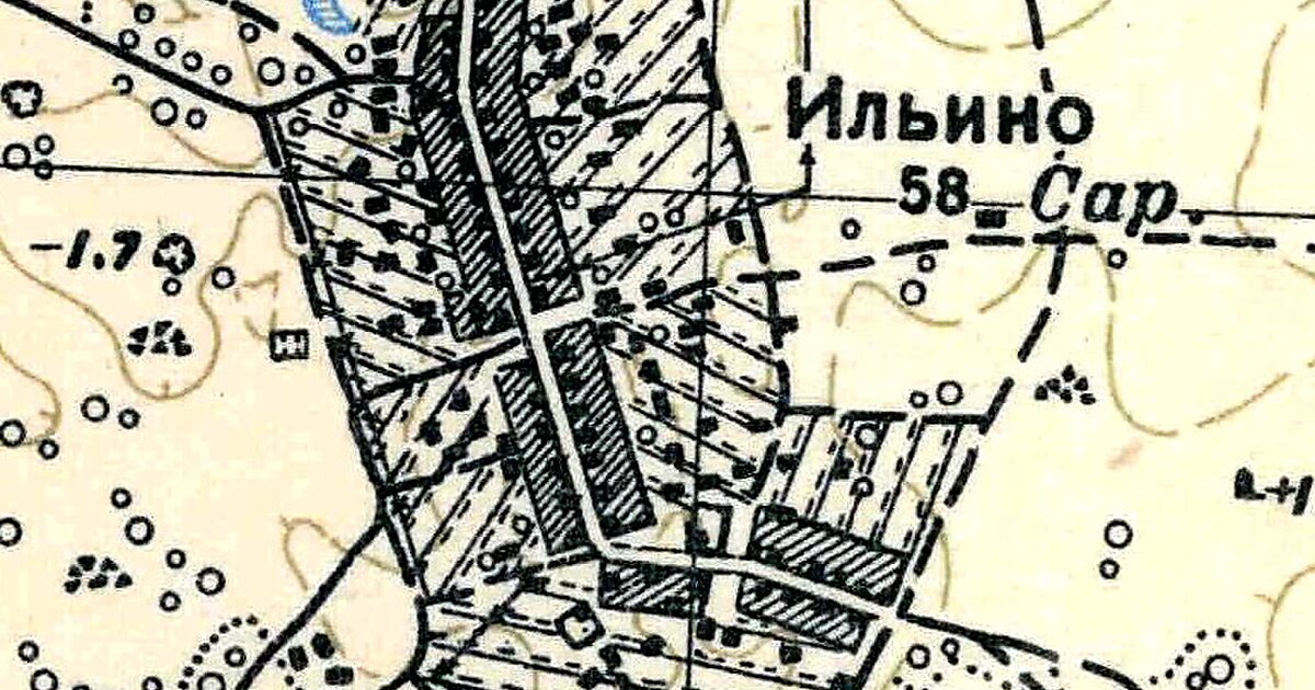 Карта ильино нижегородской области