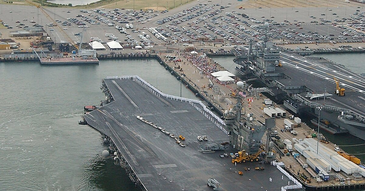 Norfolk Naval Base in Norfolk, Virginia