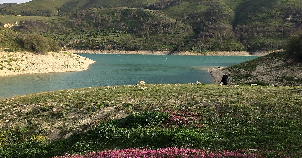 Lake Dirillo in Sicily, Italy Tripomatic