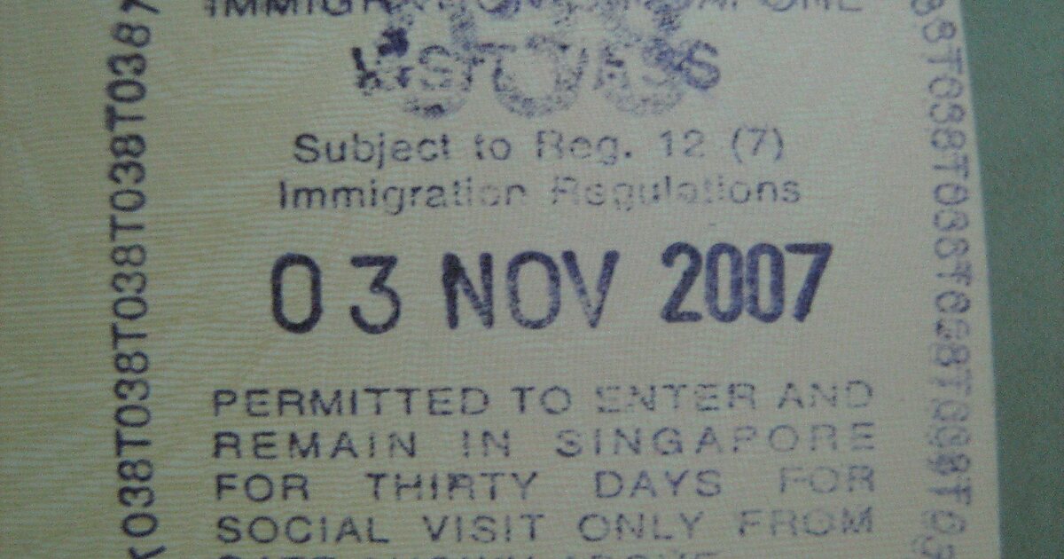 Nombor singapore