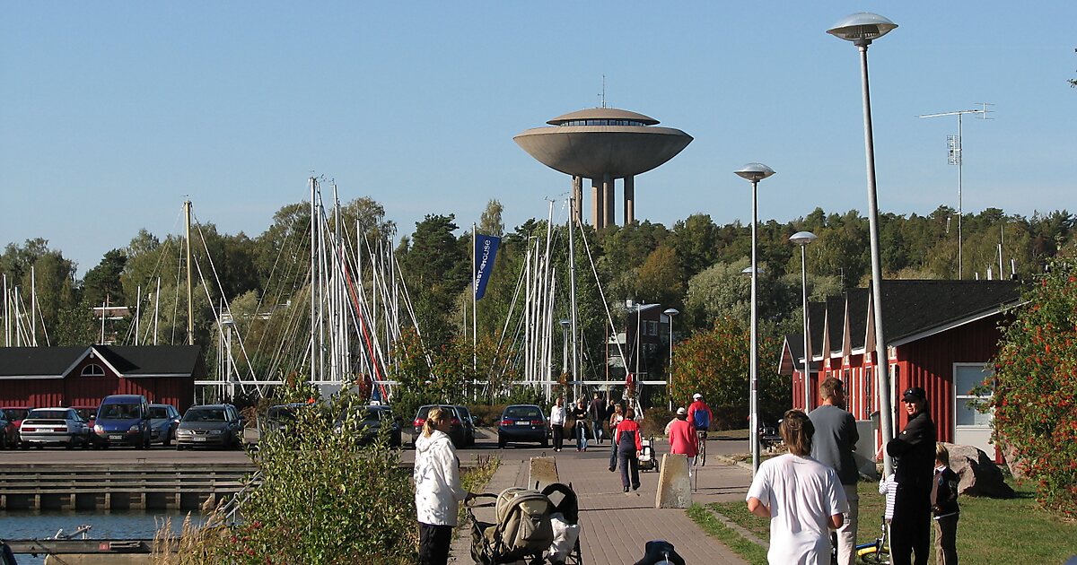 Haukilahti Water Tower In Haukilahti, Espoo, Finland | Sygic Travel