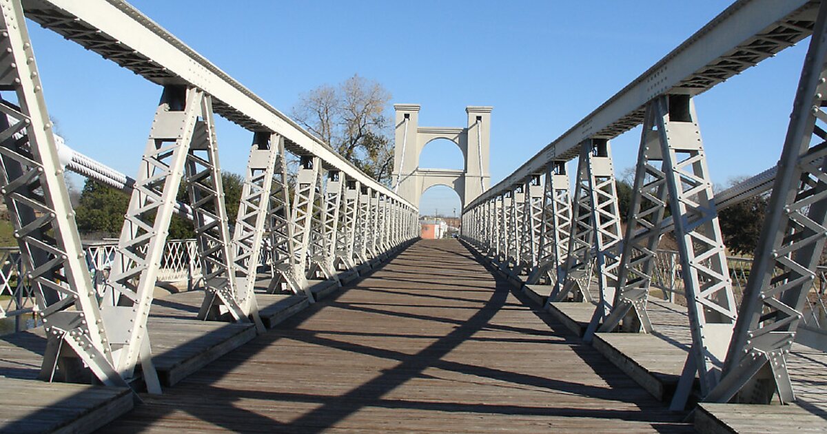 Waco Suspension Bridge in Waco Sygic Travel