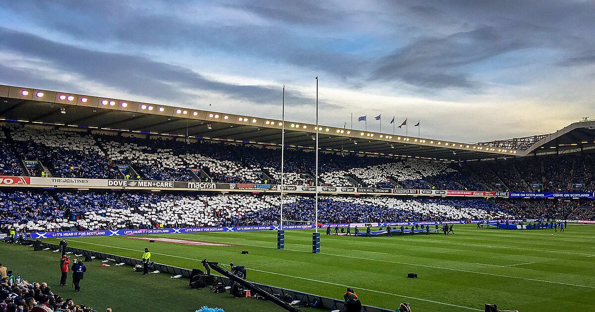 Estadio Murrayfield en Murrayfield, Edimburgo, Reino Unido Tripomatic
