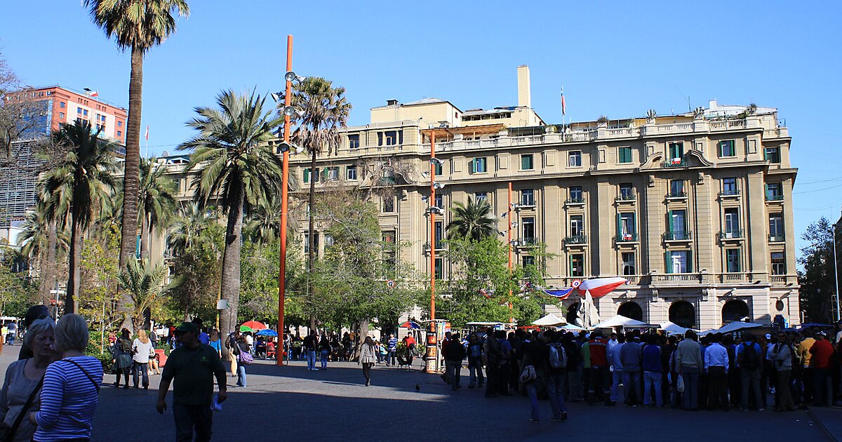 Praça das Armas em Santiago-Chile