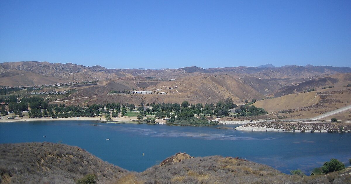 Castaic Lake Recreation Area in Los Angeles County, California, United ...