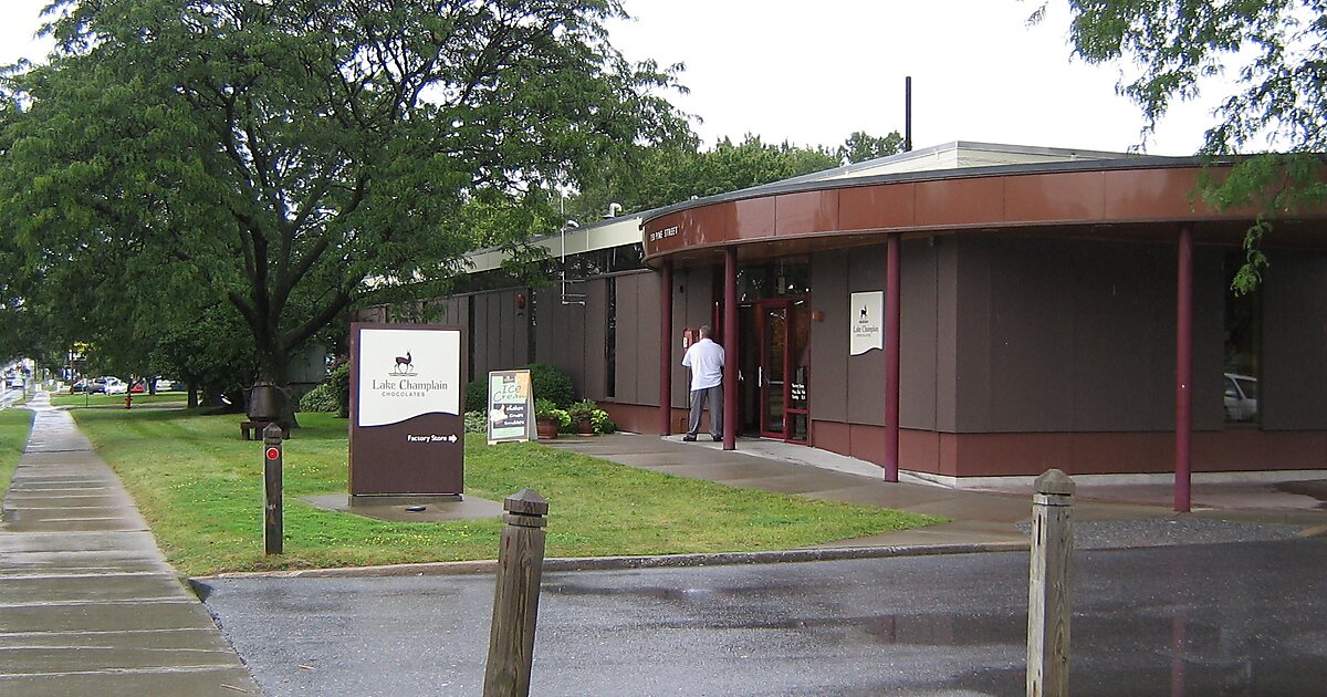 Champlain Chocolates Factory Store in South End, Burlington, Vermont