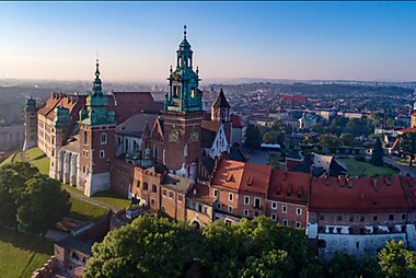 tourist map of krakow poland