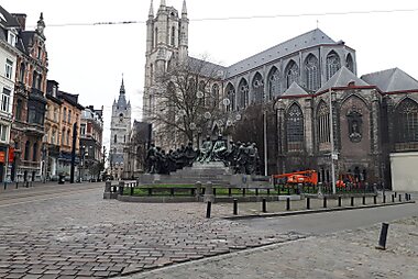 tourist map ghent belgium