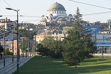 tourist map of belgrade serbia