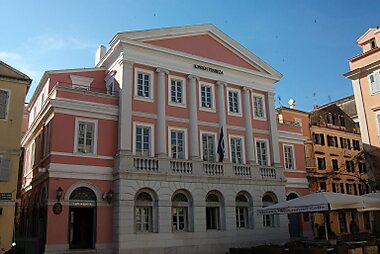 tourist map corfu town