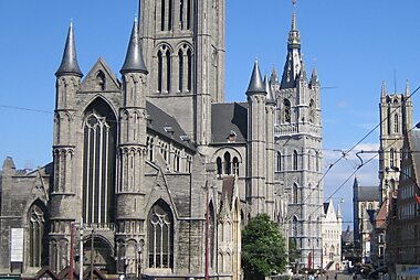 tourist map ghent belgium