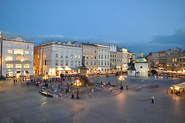 tourist map of krakow poland