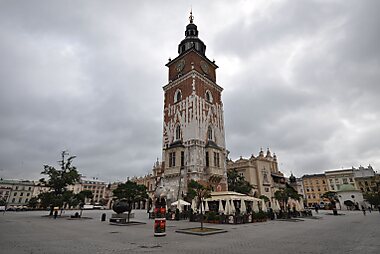 tourist map of krakow poland