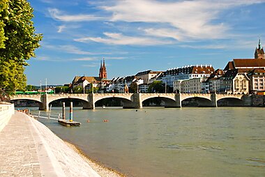 tourist map of basel switzerland