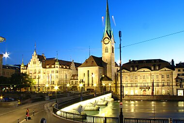 tourist map of zurich