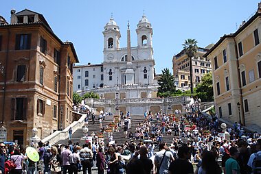 rome city center tourist map