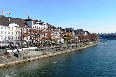 tourist map of basel switzerland