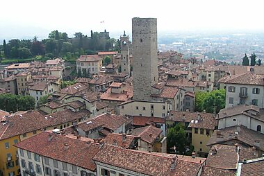 tourist map of bergamo