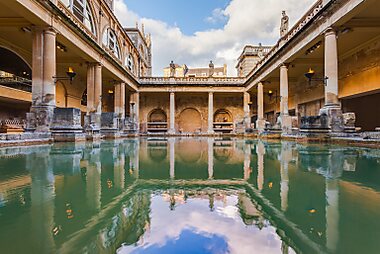 bath city tourist map