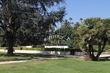 beverly hills driving tour map