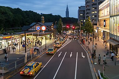 tourist attractions map tokyo