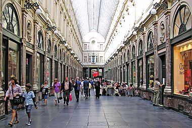 walking brussels tourist map