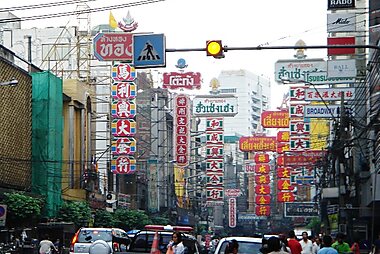 tourist attraction map in bangkok