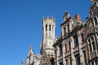 brugge tourist map