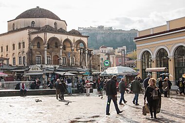 tourist map of athens greece