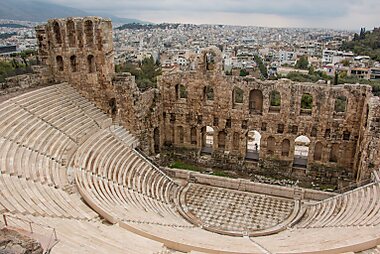 map of athens with tourist sites