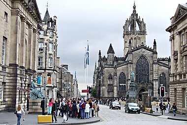 edinburgh scotland tourist map