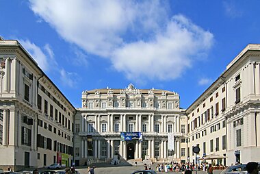 genoa italy tourist map