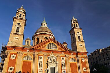 genoa italy tourist map