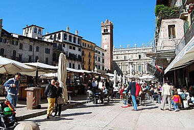 verona italy tourist map