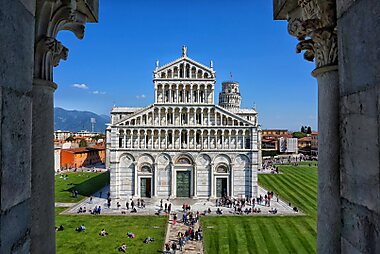 tourist map of pisa italy