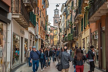 verona italy tourist map