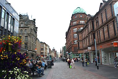 tourist map glasgow city centre